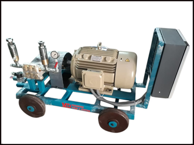 High Pressure Water Jet Tube Cleaning Machine